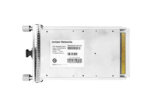 740-035329 - Juniper Networks 100Gb CFP 100GBASE-SR10 850nm MMF 150m Transceiver