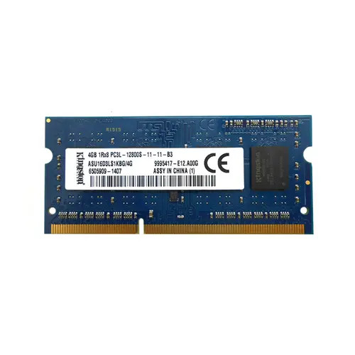 ASU16D3LS1KBG/4G - Kingston 4GB DDR3-1600MHz PC3-12800 CL11 204-Pin SoDIMM