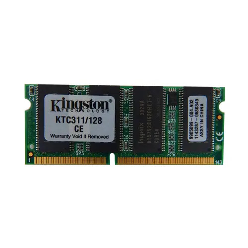KTC311/128 - Kingston Technology 128MB PC100 144-Pin SoDIMM Memory