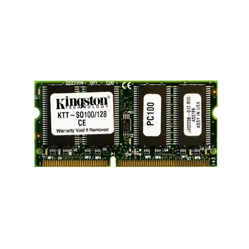 KTT-SO100/128 - Kingston Technology 128MB PC100 CL2 144-Pin SoDIMM Memory
