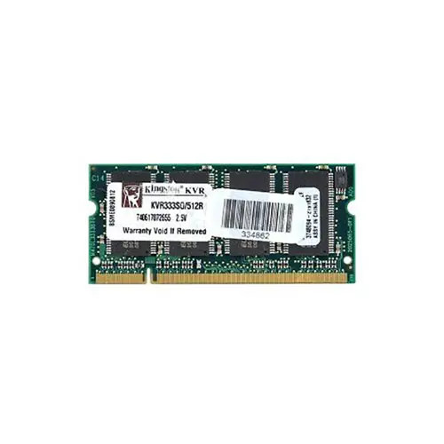 KVR333S0/512 - Kingston Technology 512MB DDR-333MHz CL2.5 200-Pin SoDIMM Memory