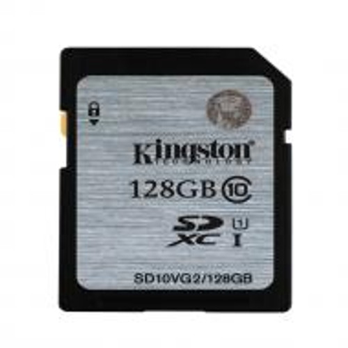 SD10VG2/128GB - Kingston 128GB Class 10 SDXC UHS-I 45MB/s Read Flash Memory Card