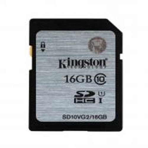 SD10VG2/16GB - Kingston 16GB Class 10 SDHC UHS-I 45MB/s Read Flash Memory Card