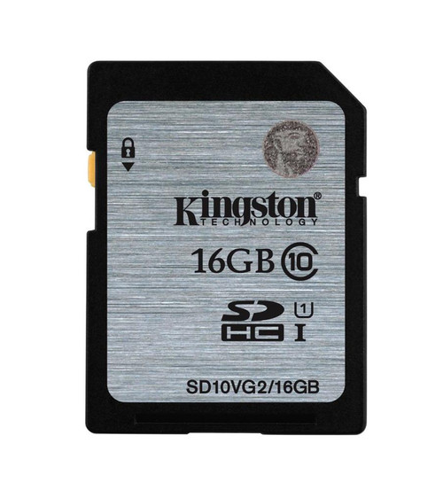 SD10VG2/16GB - Kingston Technology 16GB Class 10 SDHC UHS-I Memory Card