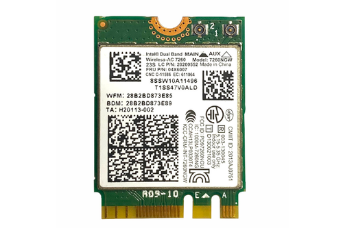 04X6007 - Lenovo Dual Band WiFi Bluetooth Wireless Card