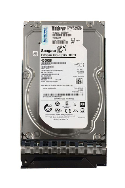 4XB0G88731 - Lenovo 4TB 7200RPM SAS 12Gb/s 3.5" HDD