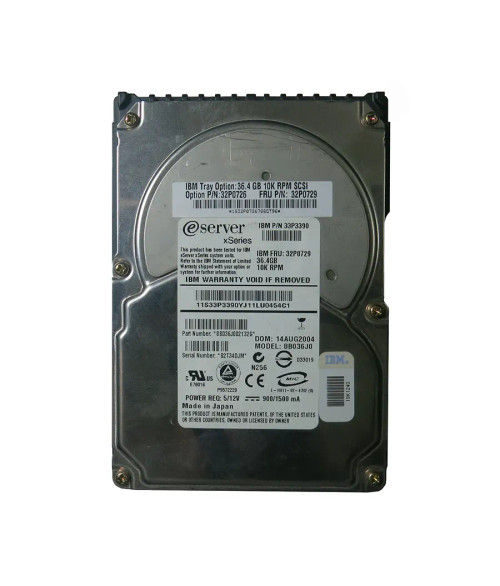 8B036J0 - Maxtor 36.4GB 10000RPM Ultra320 SCSI 3.5" HDD