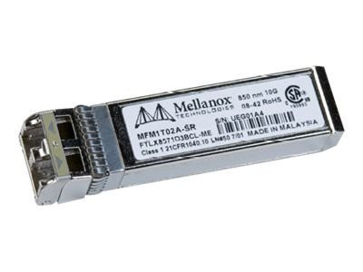 MFM1T02A-SR - Mellanox 10GBase-SR 10.3Gbps Multi-Mode 300m 850nm LC SFP+ Transceiver Module