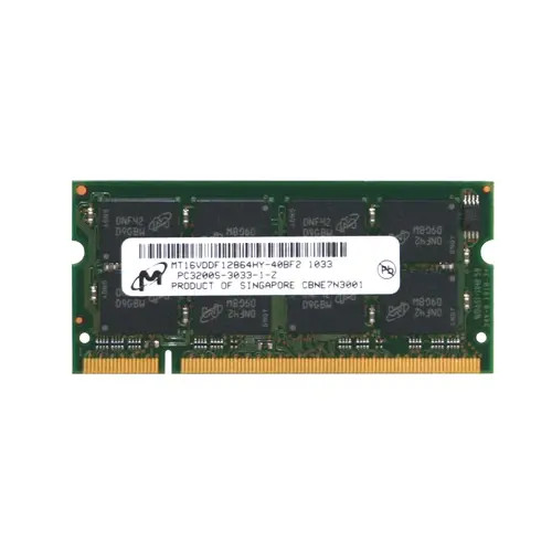 MT16VDDF12864HY-40BF2 - MICRON 1GB DDR-400 PC3200 CL3 200-Pin SoDIMM