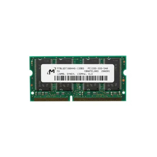 MT8LSDT1664HG-133B3 - MICRON 128MB PC133 144-Pin SoDIMM Memory
