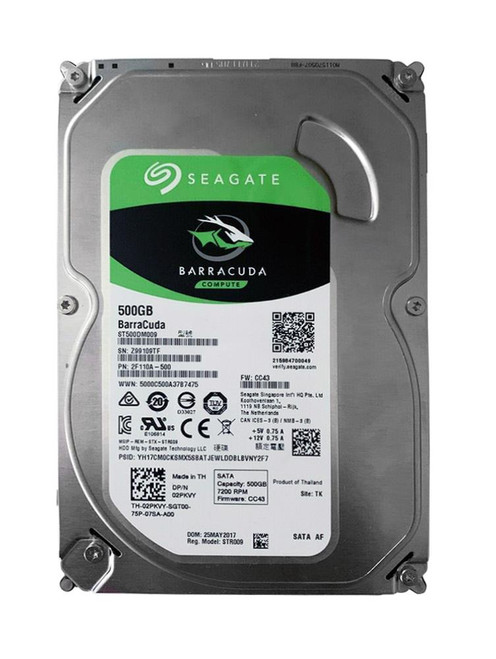 2PKVY - Dell 500GB 7200RPM SATA 3.5" HDD