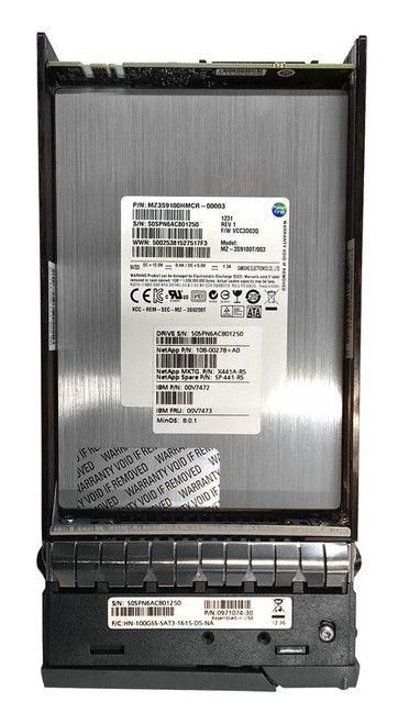 108-00278 - NETAPP 100GB SLC SAS 3Gb 3.5" SSD