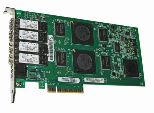 QLE2464 - QLogic StorageWorks Quad-Ports 4Gbps Fibre Channel PCI Express x8 Host Bus Network Adapter