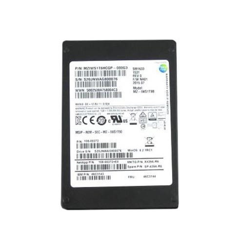 X439A-R6 - NETAPP 1.6TB SAS 6Gb/s SSD with Tray