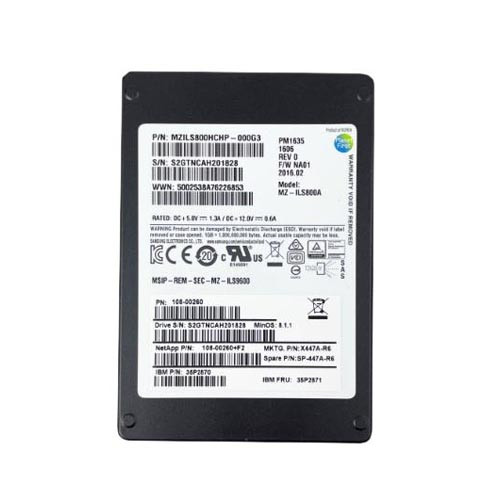 X447A-R6 - NETAPP 800GB SAS 2.5" SSD