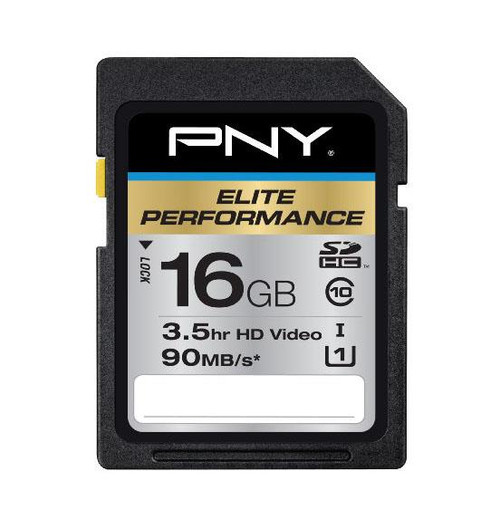 P-SDH16U1H-GE-A1 - PNY Technology 16GB Class 10 SDHC UHS-I Memory Card