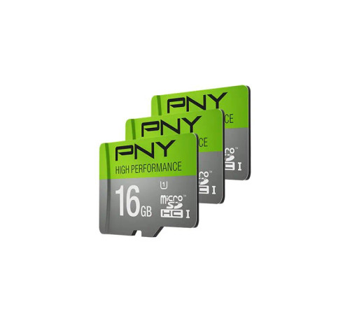 P-SDU16GU160G-GEX3-BNDL - PNY Technology 16GB Class 10 U1 microSD 3-Pack
