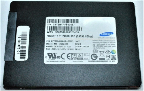 MZ7GE240HMGR - Samsung 240GB SATA 6Gb/s 2.5" Enterprise SSD