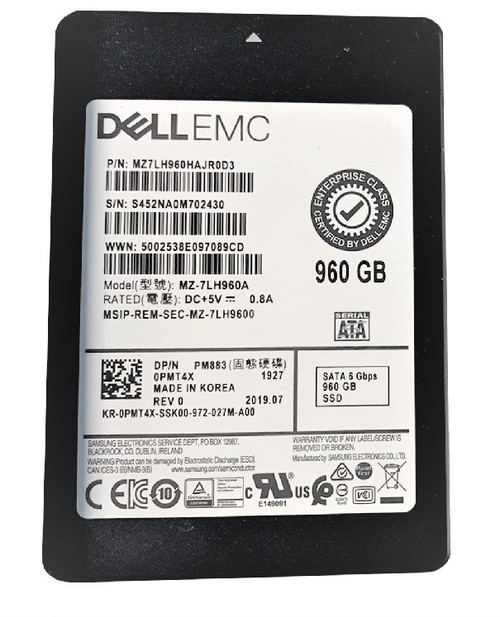 MZ-7LH960A - Samsung 960GB SATA 6Gb/s 2.5" Enterprise SSD
