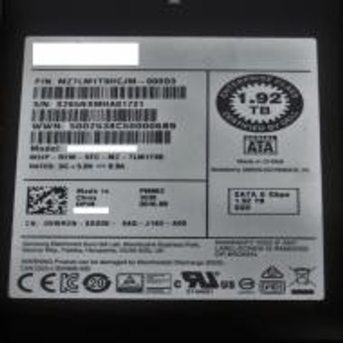 MZ7LM1T9HCJM-000D3 - Samsung PM863 1.92TB Read Intensive SATA 6Gb/s 2.