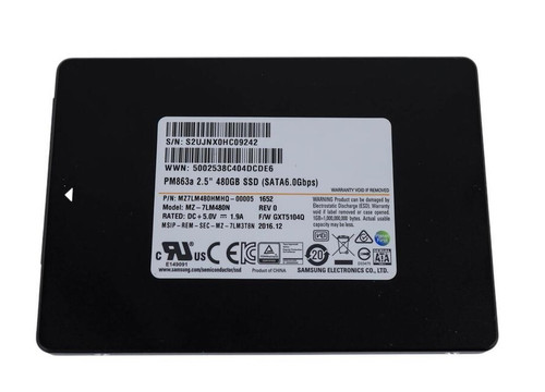 MZ-7LM480N - Samsung 480GB SATA 6Gb/s 2.5" SSD