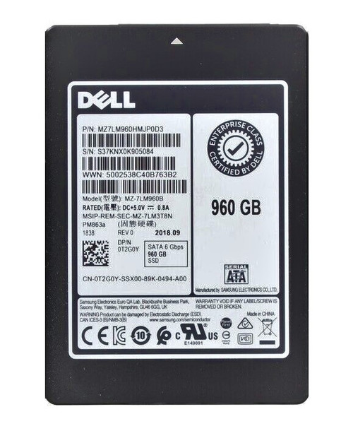 MZ-7LM960B - Samsung 960GB SATA 6Gb/s 2.5" SSD