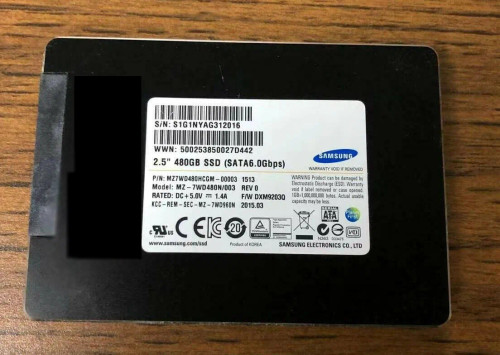 MZ7WD480HCGM - Samsung 480GB SATA 6Gb/s 2.5" Enterprise SSD