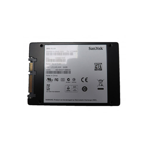 SD6SB1M-064G-1022I - SanDisk 64GB SATA 6Gb/s 2.5" SSD