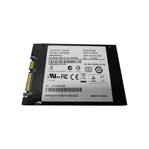 SDSA6GM-032G - SanDisk 32GB SATA 6Gb/s 2.5" SSD