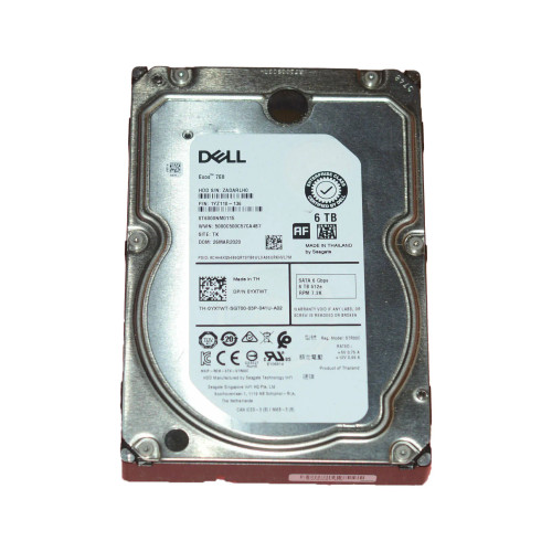 1YZ110-136 - Seagate 6TB 7200RPM SATA 3.5" 256MB HDD