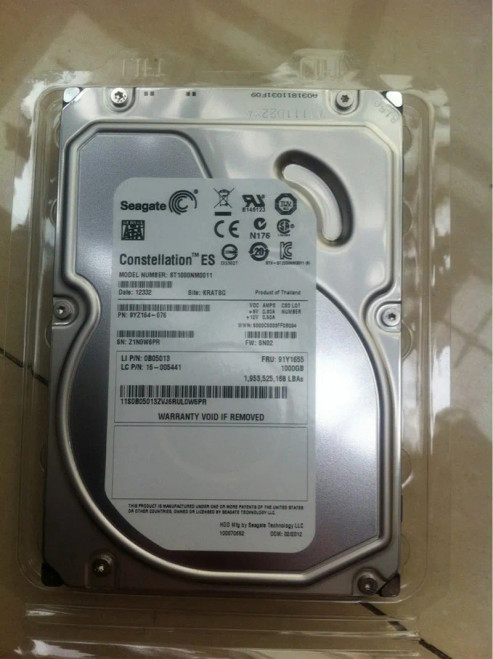 ST1000NM0011 - Seagate 1TB 7200RPM SATA 6Gb/s 3.5" HDD