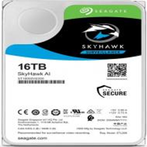 ST16000VE000 - Seagate SkyHawk AI 16TB 7200RPM SATA 6Gb/s 256MB Cache 3.5-inch Hard Drive