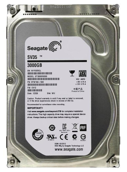 ST3000VX000 - Seagate 3TB 7200RPM SATA 6Gb/s 3.5" HDD