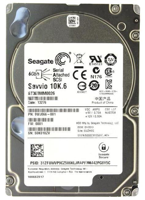 Seagate ST300MM0026 Savvio 10K.6 300GB SAS 6Gbps 2.5HDD
