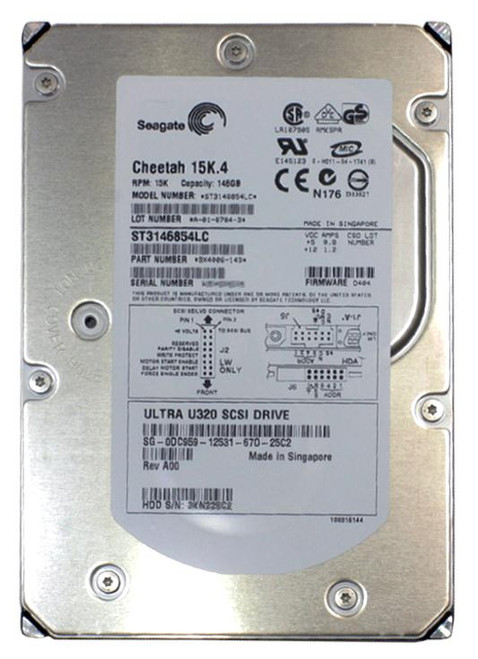 ST3146854LC - Seagate 146GB 15000RPM Ultra320 SCSI 3.5" HDD
