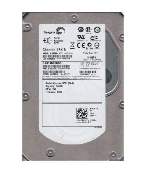 Seagate ST3146855SS Cheetah 15K.5 146.8GB SAS Hard Drive