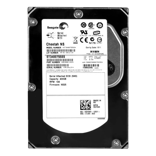Seagate ST3400755SS Cheetah NS 400GB 10000RPM SAS 3.5Hard Drive