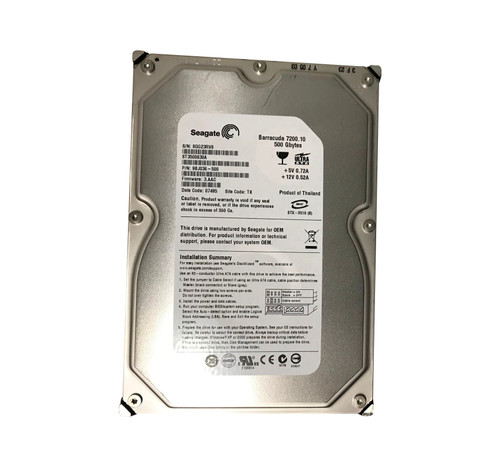 ST3500830A - Seagate 500GB 7200RPM IDE 8MB 3.5" HDD