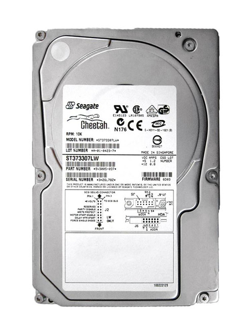 ST373307LW - Seagate 73.4GB 10K RPM Ultra320 SCSI 3.5" HDD