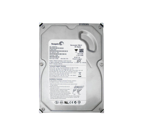 Seagate ST3808110AS BarraCuda 7200.9 80GB SATA Hard Drive