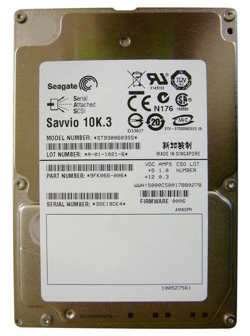 ST9300603SS - Seagate 300GB 10000RPM SAS Gbps 2.5 16MB Cache Savvio Ha