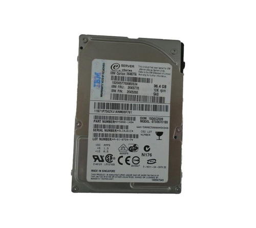 SEAGATE (DELL Oem) St936701ss Savvio 36gb 10000 Rpm Sas-3gbits 8mb Buffer 2.5inch Hard Disk Drive