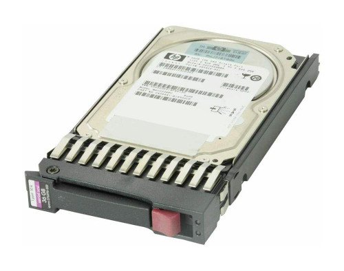 376596-001 - HP 36GB 10000RPM SAS 3Gb/s Hot-Pluggable Single Port SFF 2.5-inch Enterprise Hard Drive with Tray for Gen1/7 ProLiant Server
