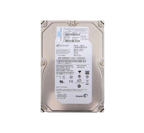 39M4554 - IBM 500GB 7200RPM SATA 3.5" HDD