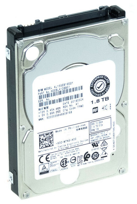 TOSHIBA AL15SEB18EQY 1.8TB SAS 12Gb/s 10000RPM 2.5HDD