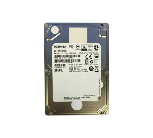 HDEBC01GEA51 - Toshiba 600GB 10000RPM SAS 6Gb/s 2.5" HDD
