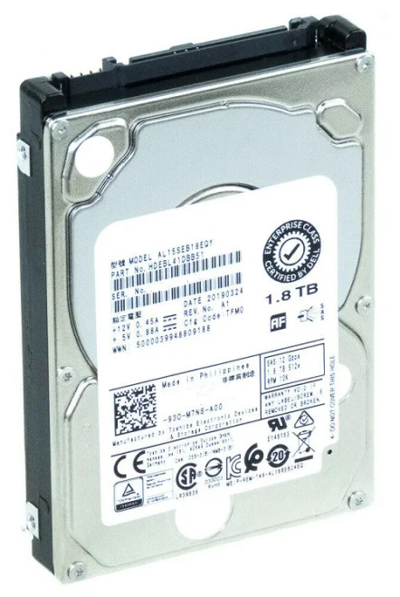 HDEBL41DAB51F - TOSHIBA 1.8TB 10000RPM SAS 12Gb/s 2.5" HDD