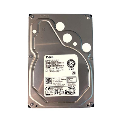 HDEPR83DAB51 - Toshiba Enterprise Capacity HDD 2TB SATA 6Gb/s 7200RPM 128MB Cache 512n 3.5-inch Hard Drive