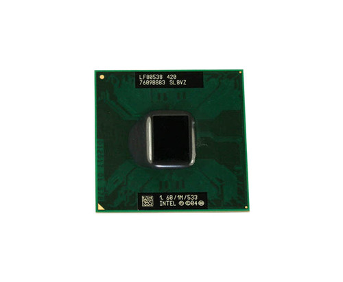 K000039970 - Toshiba 1.60GHz 533MHz FSB 1MB L2 Cache Socket PPGA478 Intel Celeron M 420 1-Core Processor