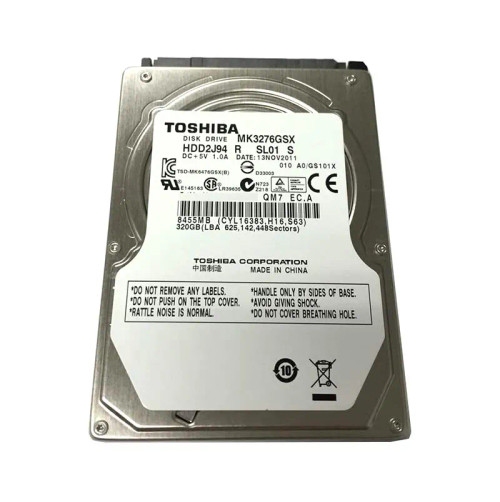 MK3276GSX - Toshiba 320GB 5400RPM SATA 8MB 2.5" HDD